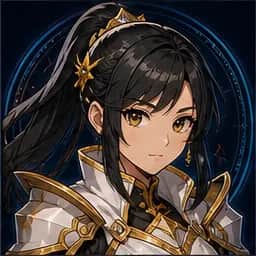 Hana Crest portrait in the Original Anime Heroes character pack