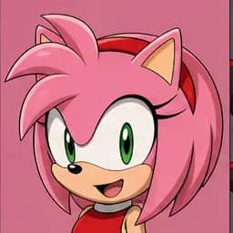 Amy Rose portrait in the Sonic Fan Roster character pack