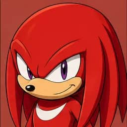 Knuckles portrait in the Sonic Fan Roster character pack