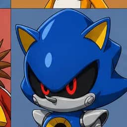 Metal Sonic portrait in the Sonic Fan Roster character pack