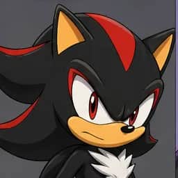 Shadow portrait in the Sonic Fan Roster character pack