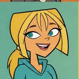 Bridgette portrait in the Total Drama Fan Roster character pack