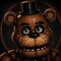 Freddy Fazbear portrait in the FNAF Fan Roster character pack