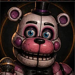 Funtime Freddy portrait in the FNAF Fan Roster
