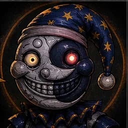Moon portrait in the FNAF Fan Roster