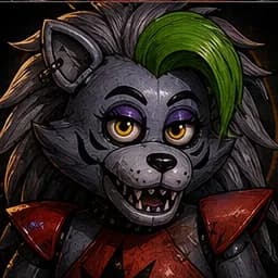 Roxanne Wolf portrait in the FNAF Fan Roster