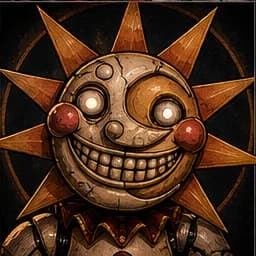 Sun portrait in the FNAF Fan Roster