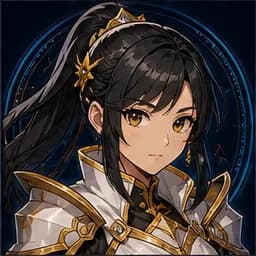Hana Crest portrait in the Original Anime Heroes character pack
