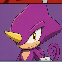 Espio portrait in the Sonic Fan Roster