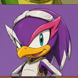 Wave portrait in the Sonic Fan Roster