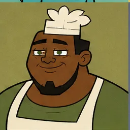 DJ portrait in the Total Drama Fan Roster