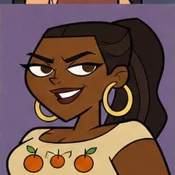 Leshawna portrait in the Total Drama Fan Roster