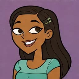 Priya portrait in the Total Drama Fan Roster