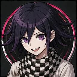 Kokichi Oma portrait in the Danganronpa Fan Roster