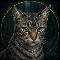 Ashrunner portrait in the Original Clan Cats
