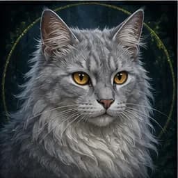 Cloudskip portrait in the Original Clan Cats