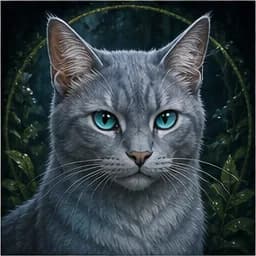 Dewsong portrait in the Original Clan Cats