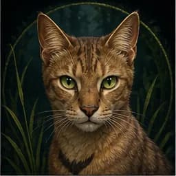 Reedclaw portrait in the Original Clan Cats