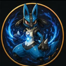 Lucario avatar in the unofficial Pokémon Hunger Games fan roster